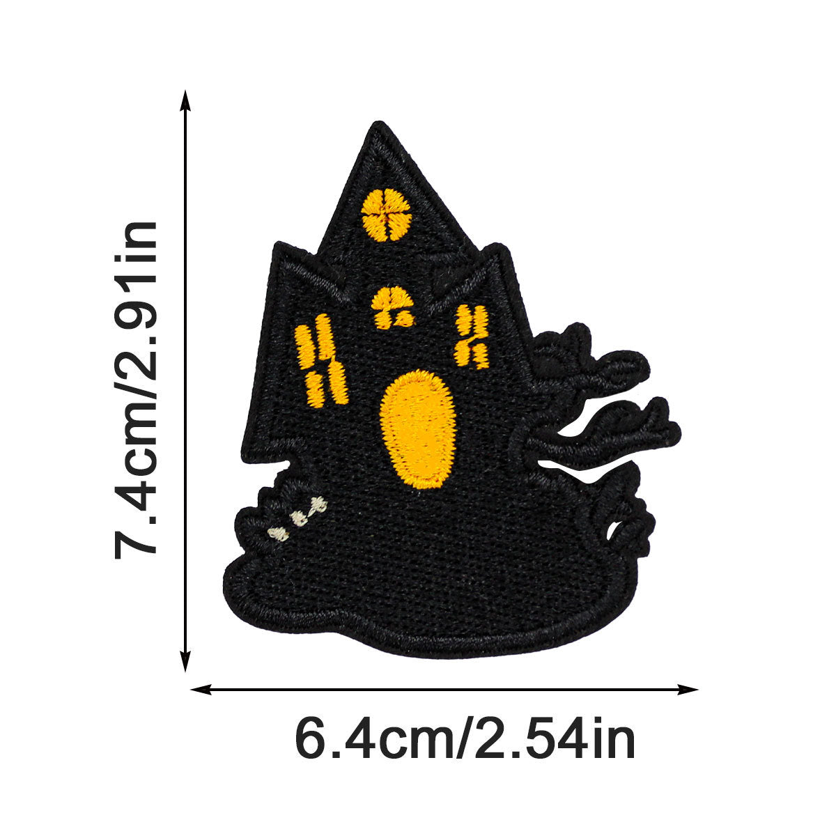 Wholesale  2pcs/pack Embroidered Fabric Hot Melt Adhesive Patches